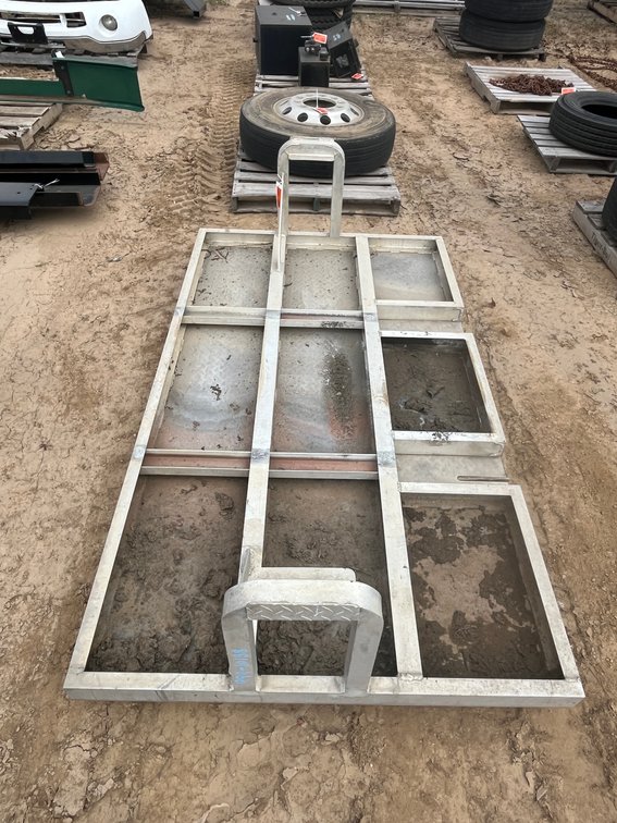 Aluminum Deck Plate with Steps, 85-3/4" x 48"