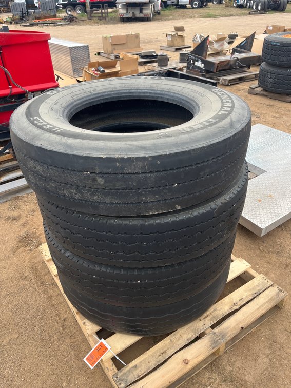 (4) General 11R22.5 Tires, No Rim