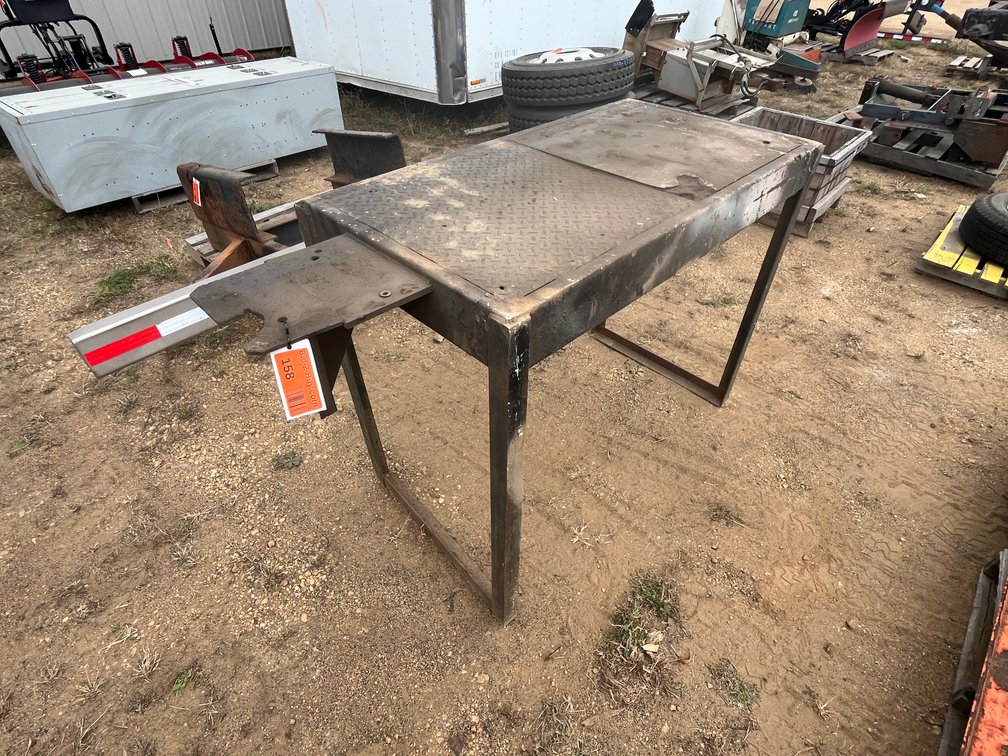 Steel Work Table, 52" x 27" Deep x 41" Tall