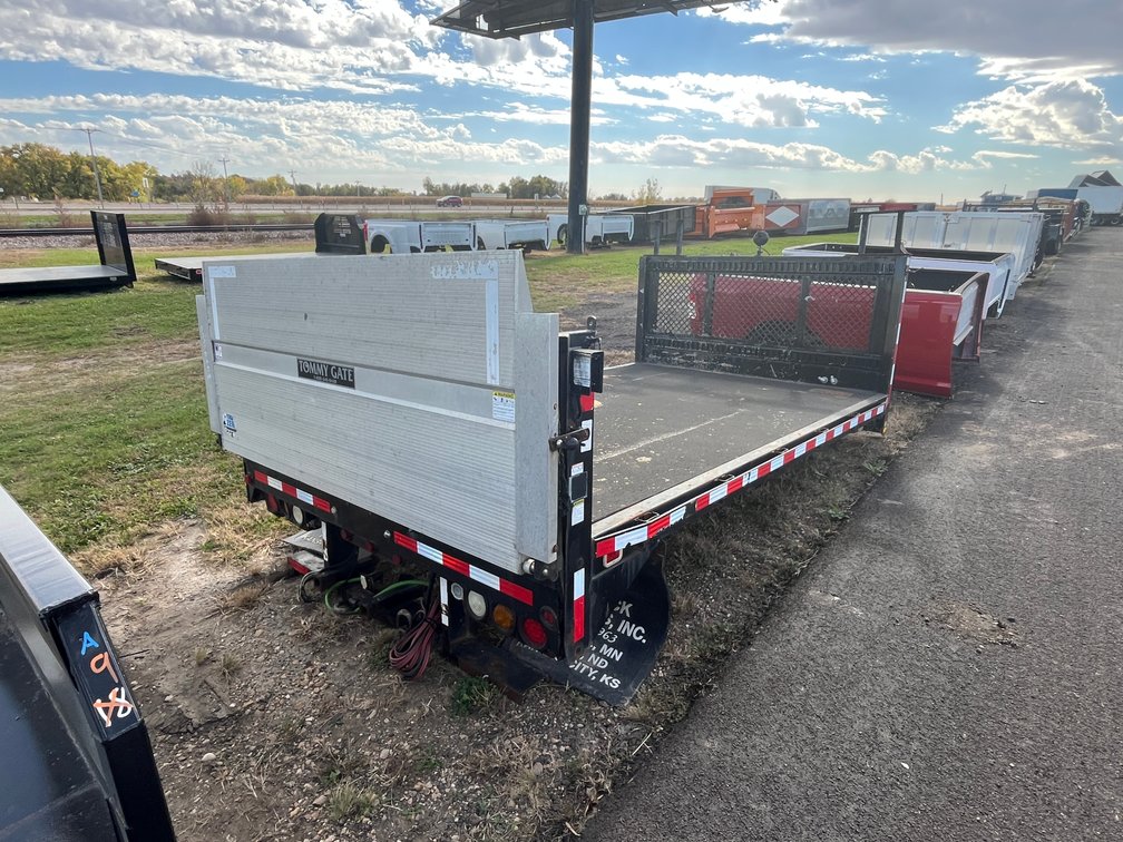 Scott 12' x 94" Wide Steel Flatbed with Tommy Gate