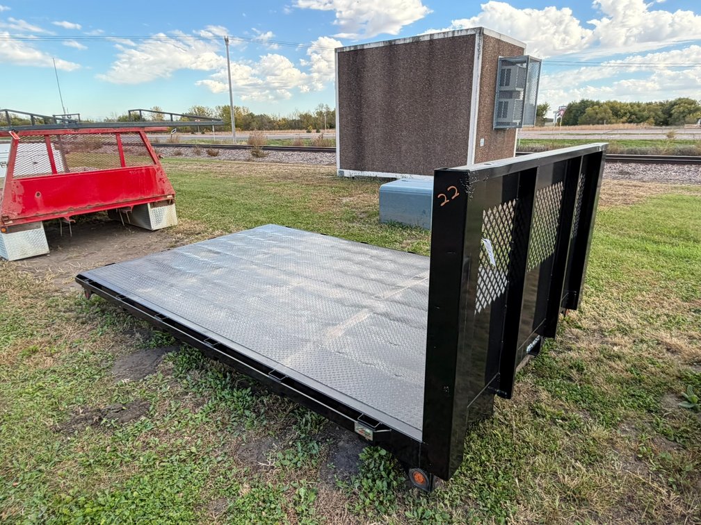 Custom 12' x 96" wide Steel Flatbed