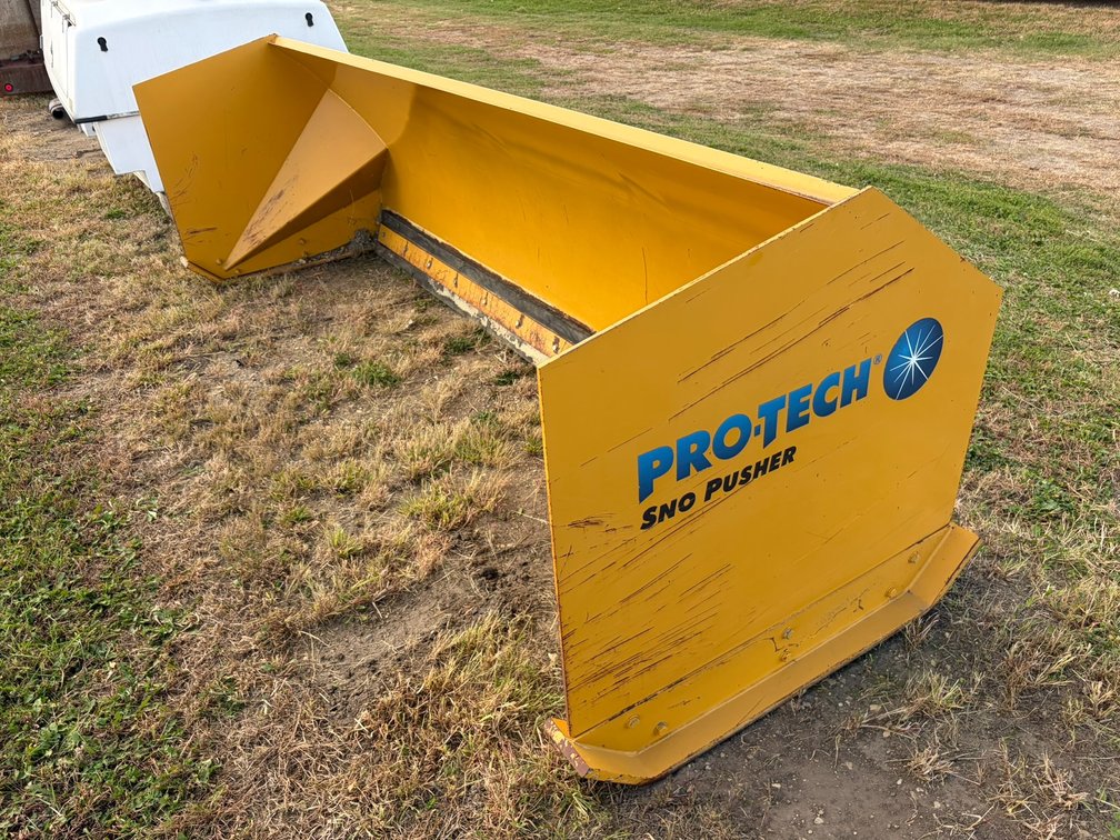 Pro-Tech 12' Loader Model SP12L Rubber Edge Sno Pusher