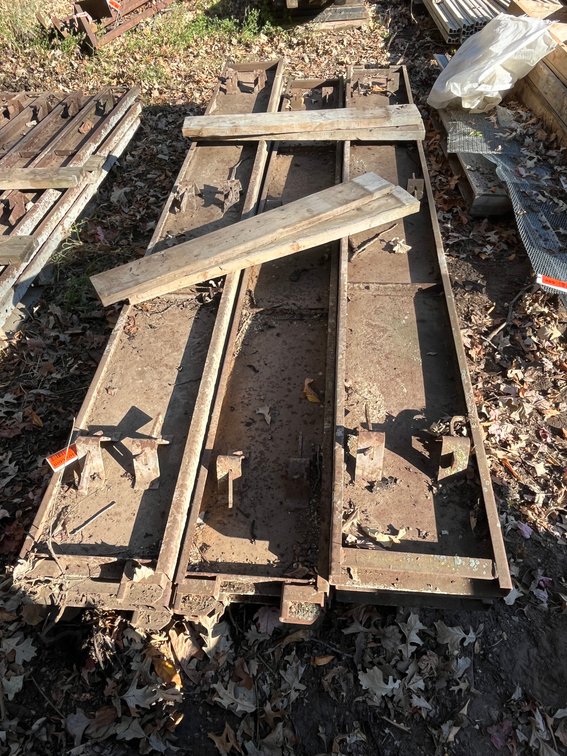 (8) 13.5"x10' Steel Concrete Forms