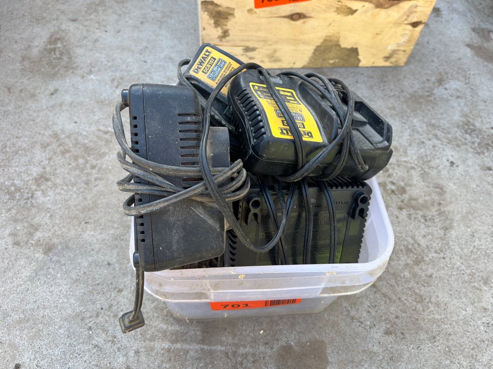 Assorted Dewalt Battery Chargers