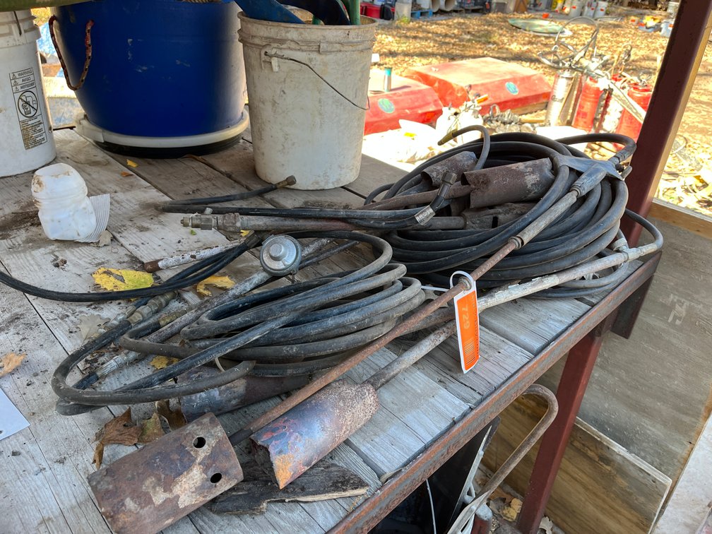 (6) Weed Burners and (4) Hoses