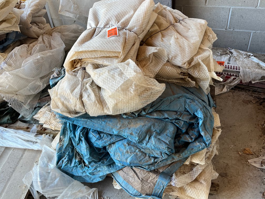 Pallet of Reenforced Poly Tarps