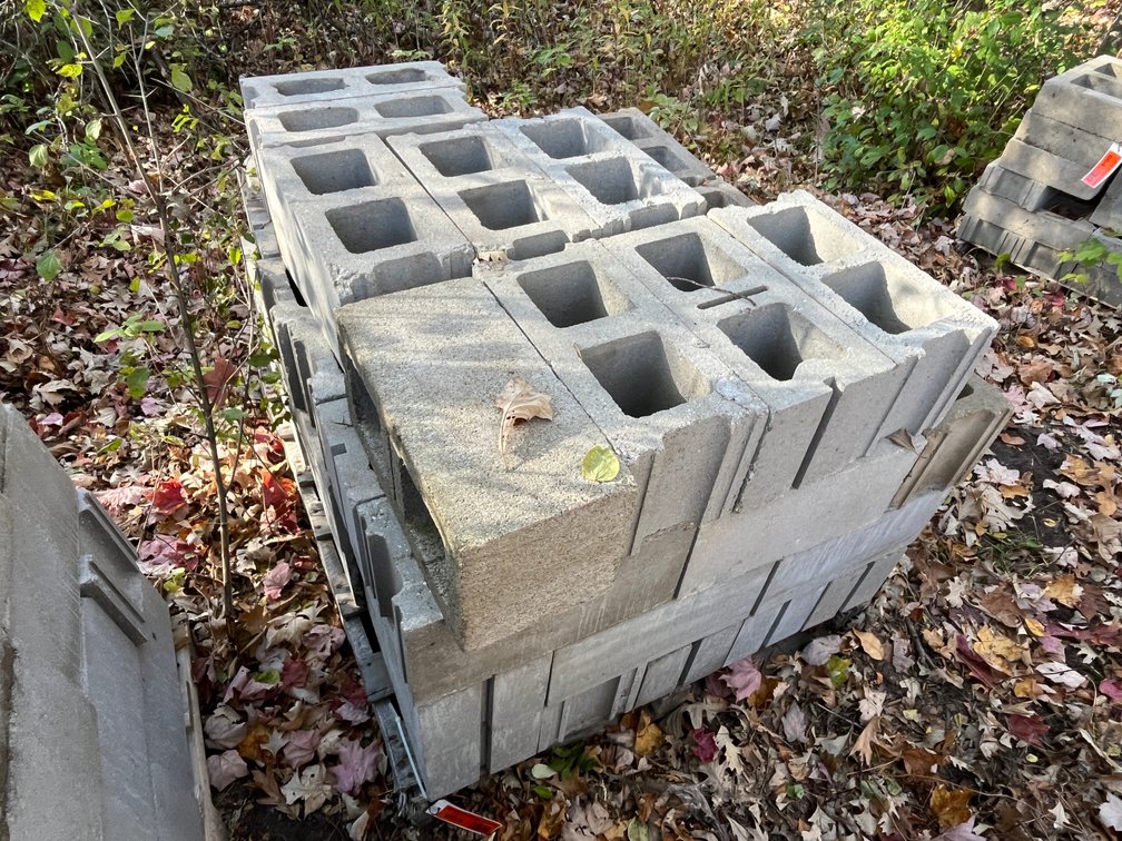 (50) 8" Blocks and (2) 6" Blocks