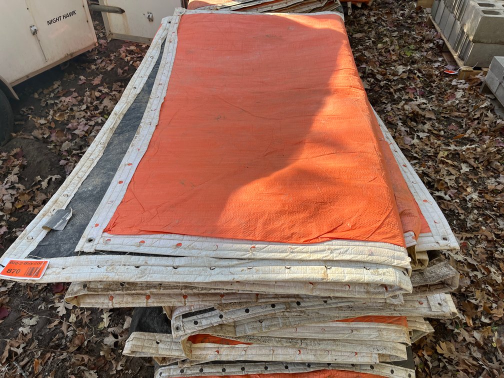 (10) 5'x24.5' Concrete Curing Blankets
