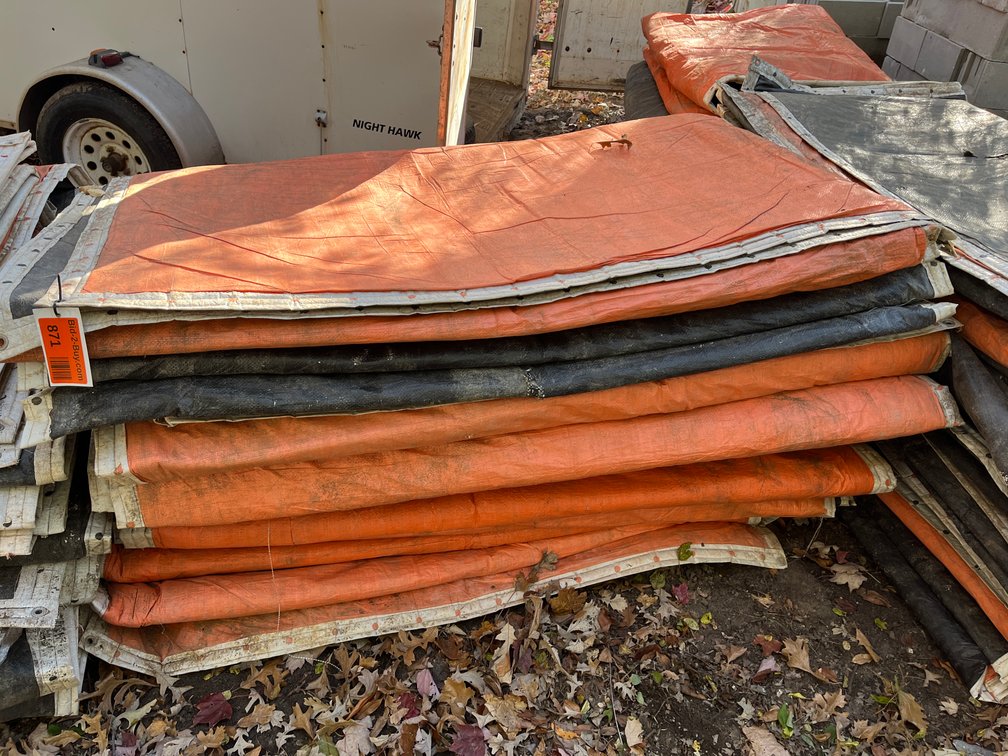 (10) 5'x24.5' Concrete Curing Blankets