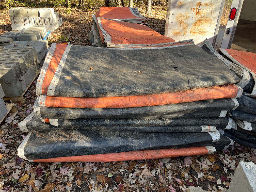 (10) 5'x24.5' Concrete Curing Blankets