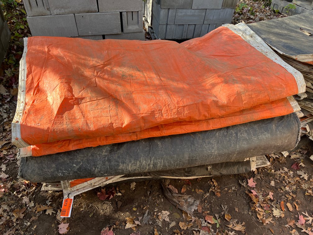(6) 5'x24.5' Concrete Curing Blankets