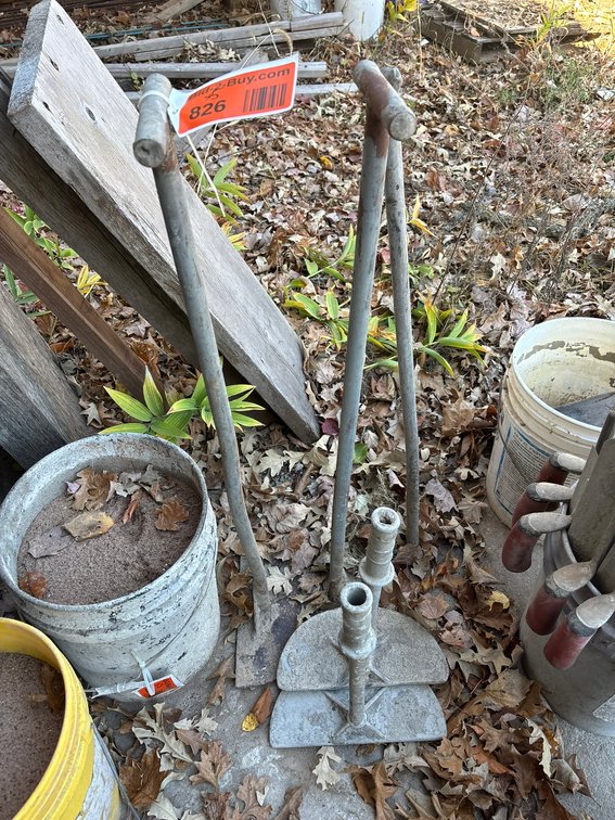 (5) Concrete Scrapers