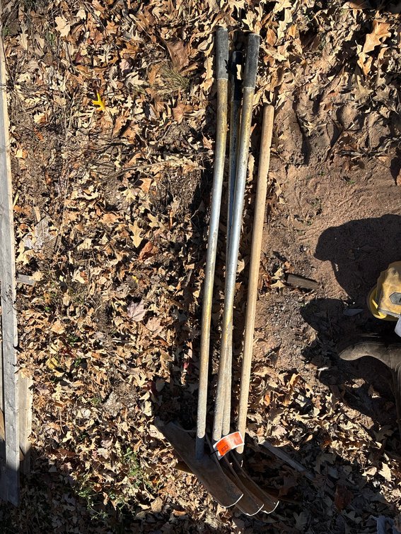 (4) Concrete Rakes