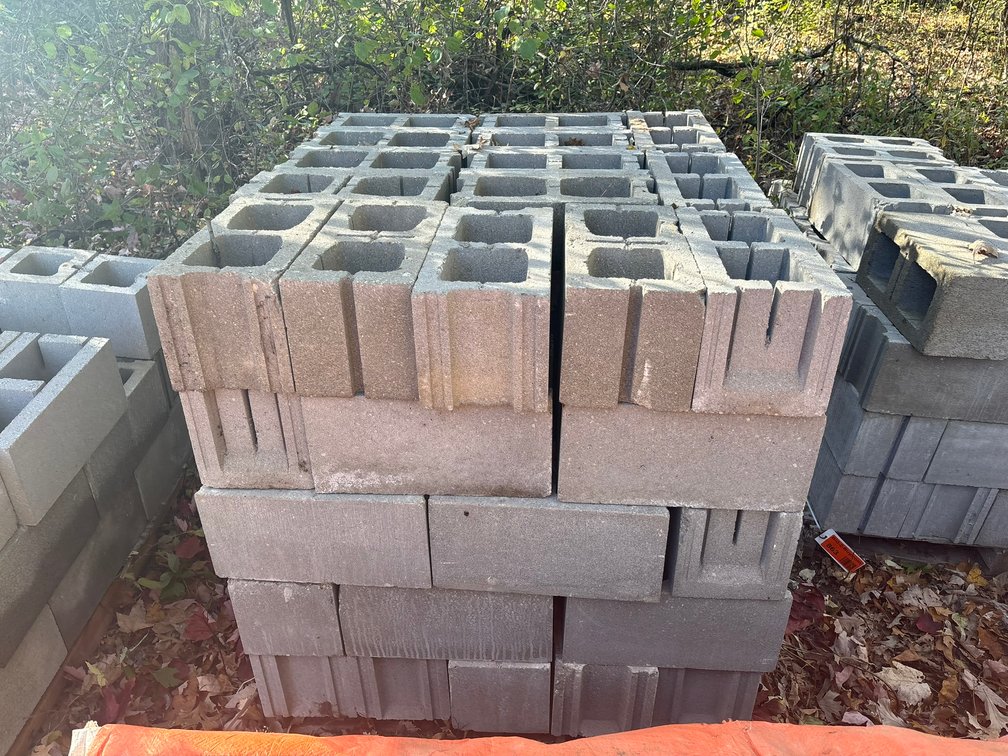 (75) 8" Top Fill Blocks