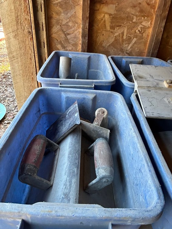 Concrete Edging Tools and Float Handle Attachments