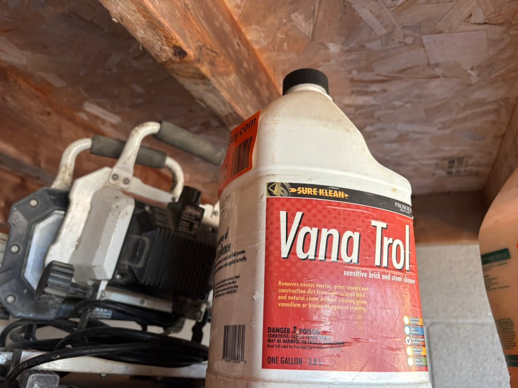 Jug of Shur Kleen Vanatrol Brick & Stone Cleaner