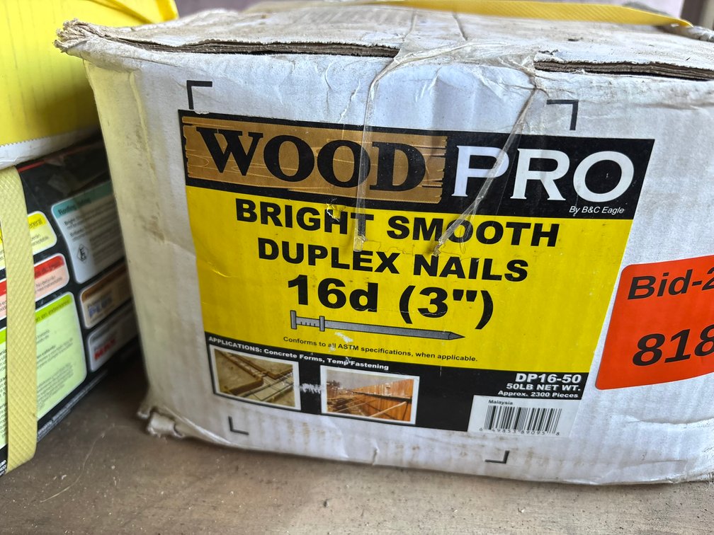 Box of 16 Penny Duplex Nails