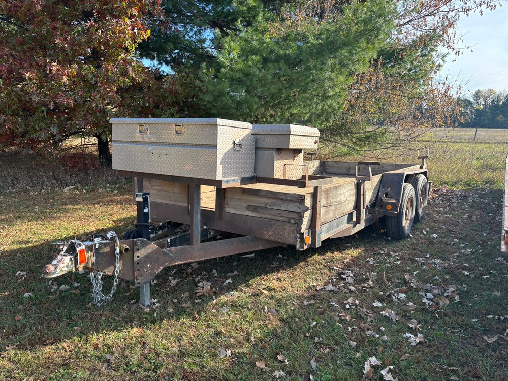 21' Trailer With (2) Utility Boxes