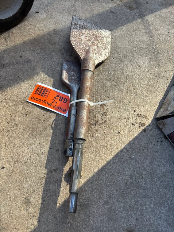 (2) Hammer Bits/Chisels
