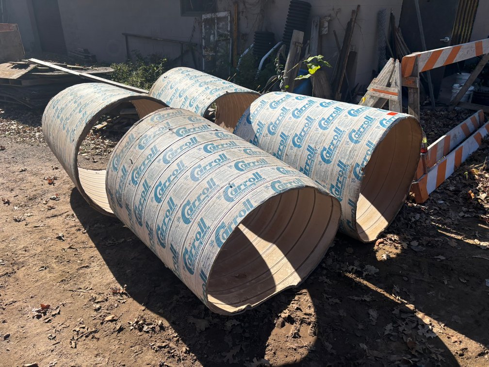 (4) Sono Carroll Construction Tubes