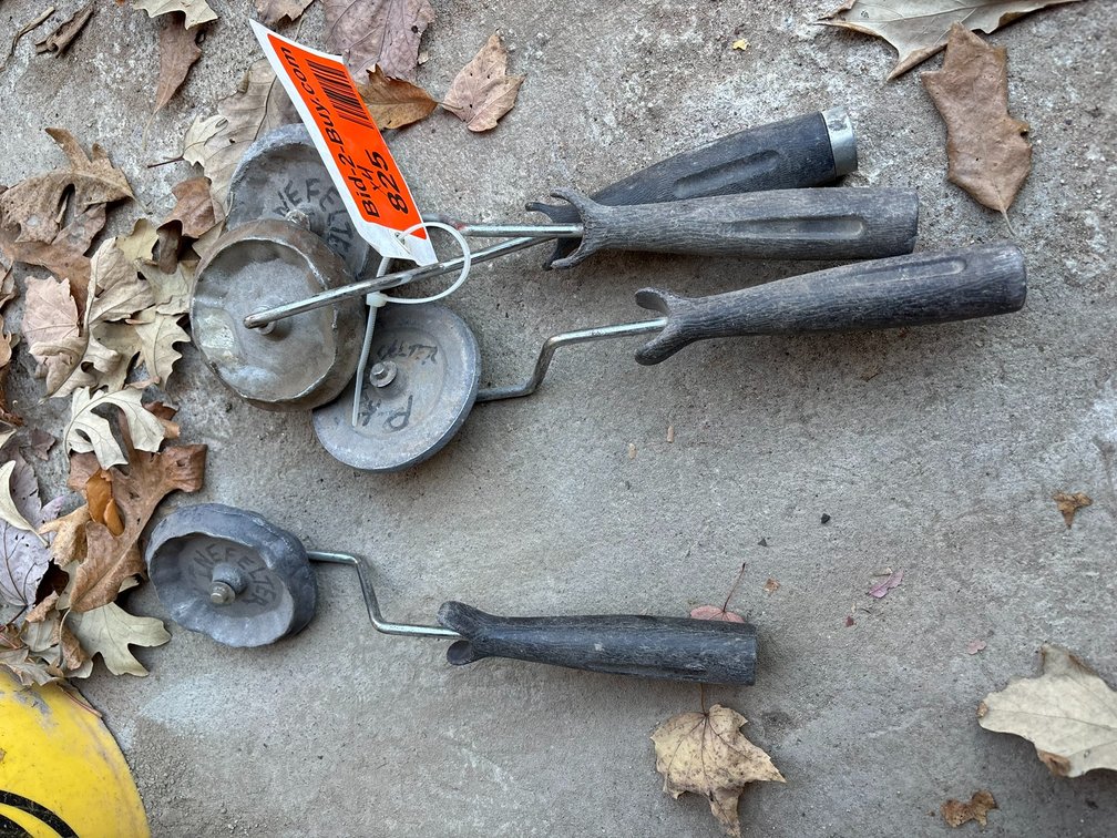 (4) Joint Rollers for Stamped Concrete