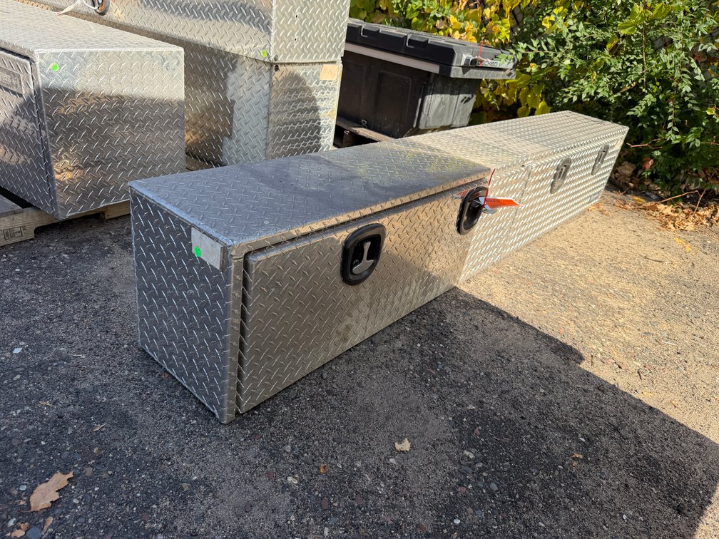 Buyers Products 96" Aluminum Diamond Plate Topsider Toolbox