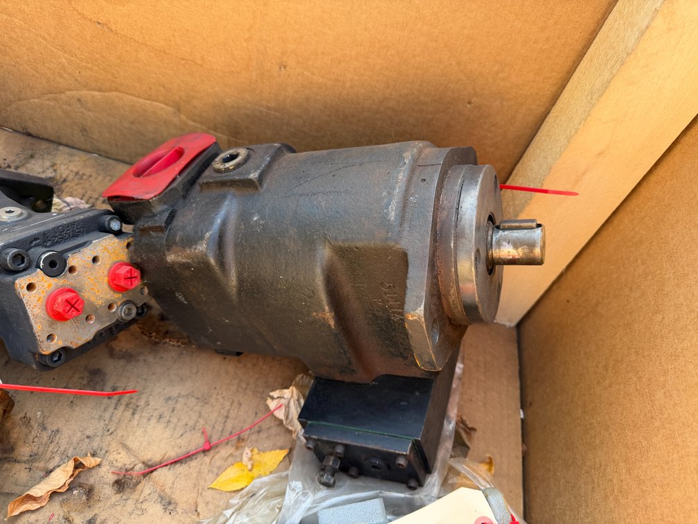 load sense piston hydraulic pump front drive