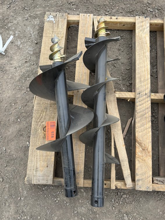 (2) Different Size Augers