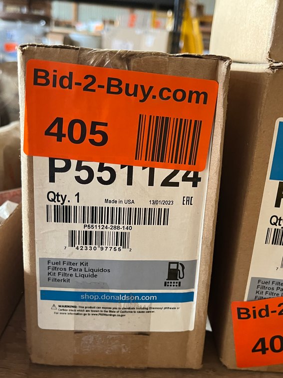 (1) New Donaldson Fuel Filter Kit
