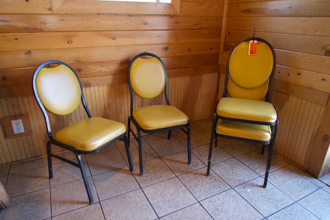 (4) Metal Chairs