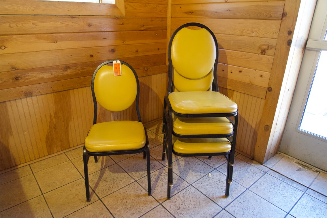 (4) Metal Chairs