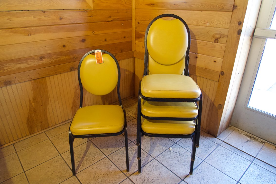 (4) Metal Chairs