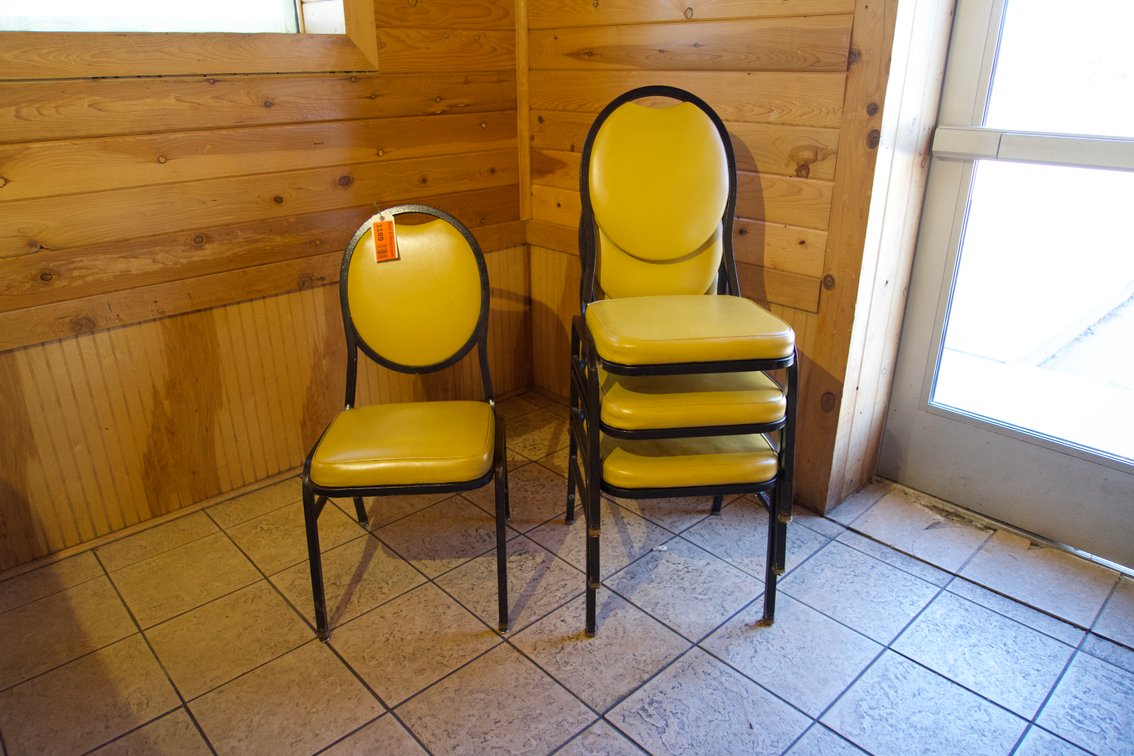 (4) Metal Chairs