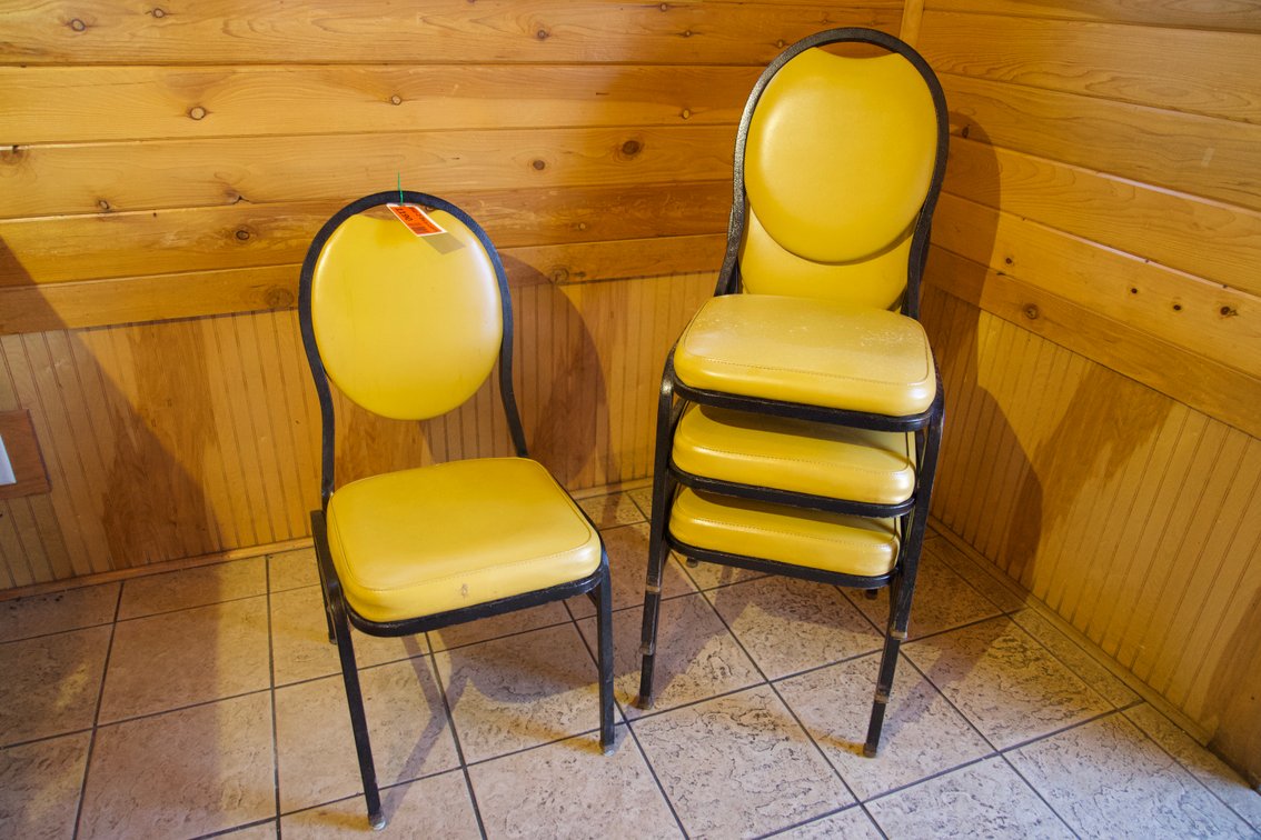 (4) Metal Chairs