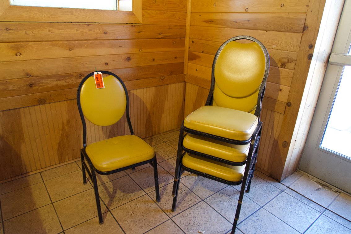 (4) Metal Chairs