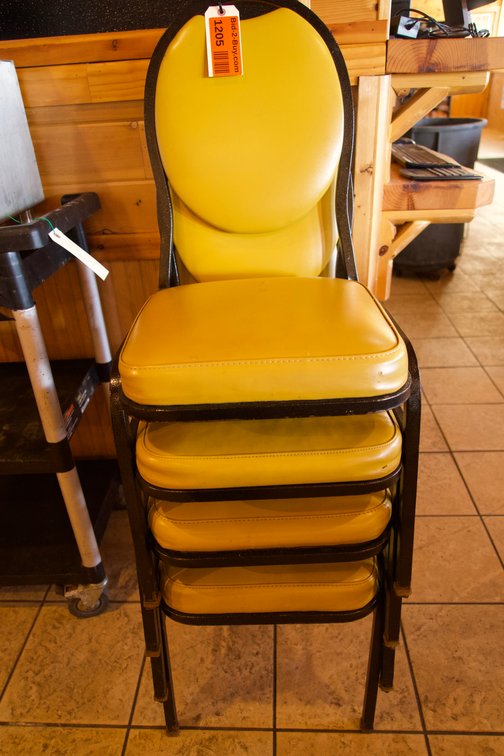 (4) Metal Chairs