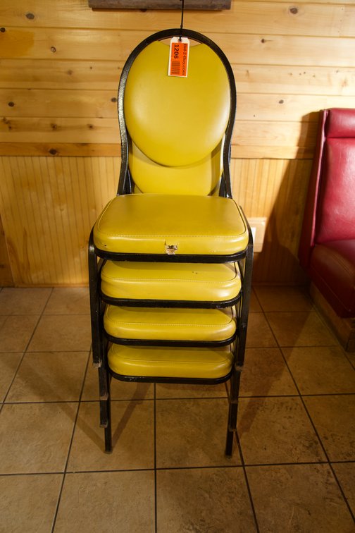 (4) Metal Chairs