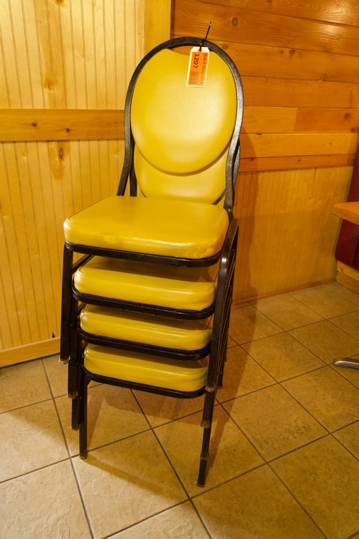 (4) Metal Chairs