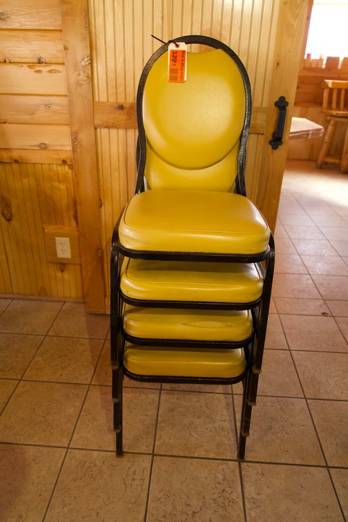(4) Metal Chairs