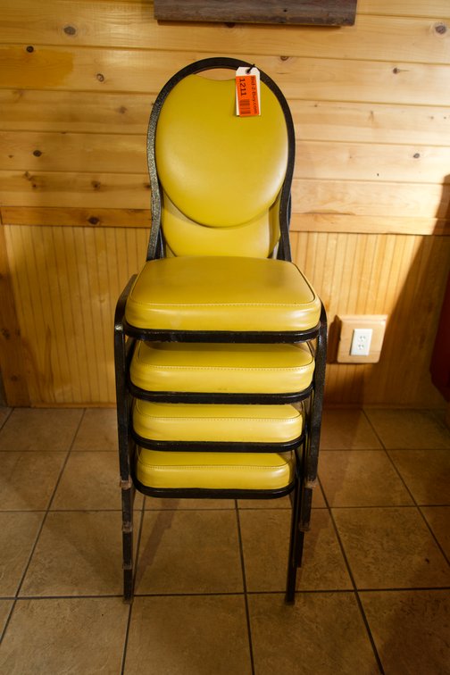(4) Metal Chairs