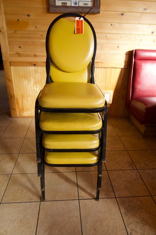 (4) Metal Chairs