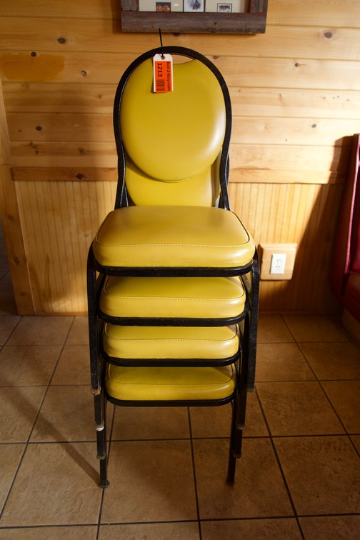 (4) Metal Chairs