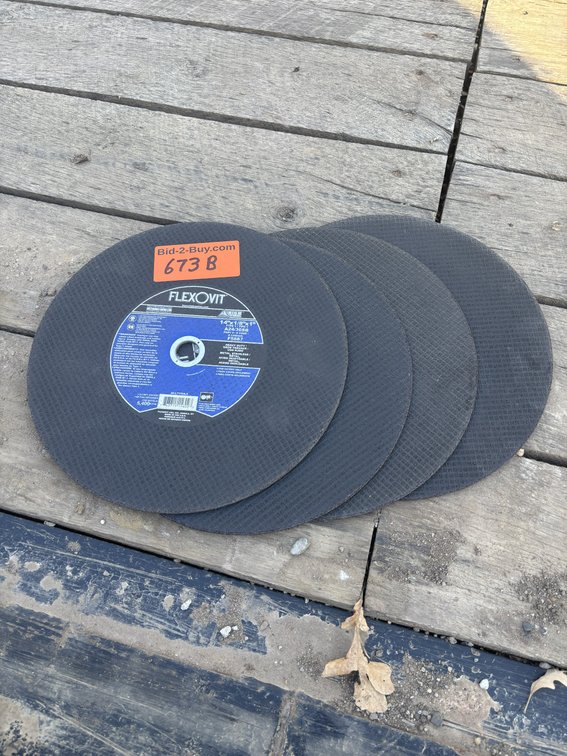 (4) FlexOvit Heavy Duty Cutting Wheels