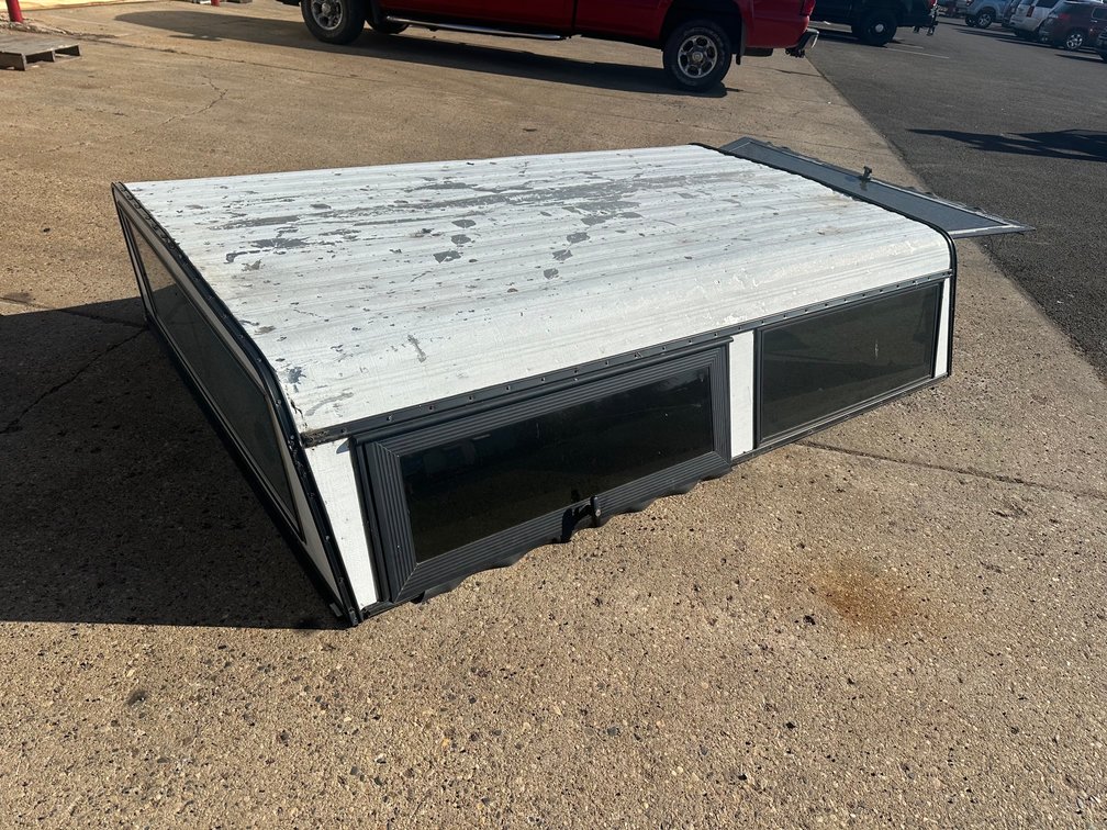 8' Aluminum Unicover Topper with Flip Up Side Access Doors
