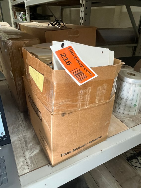Box of Wooden Hanger Tags