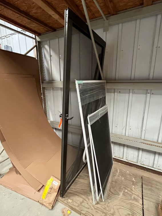 Screen Door and (4) Window Screens