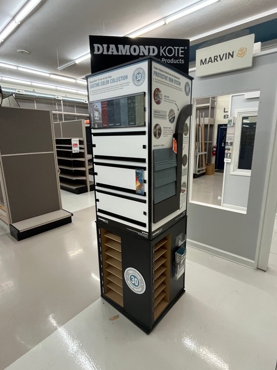 Diamond Kote Building Products Display