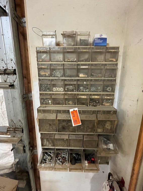 Mounted Bins with Hardware