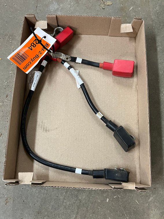 (3) Assorted Battery Cables
