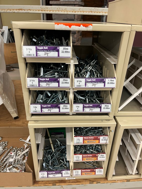 Assorted Toggle Bolts and Anchors